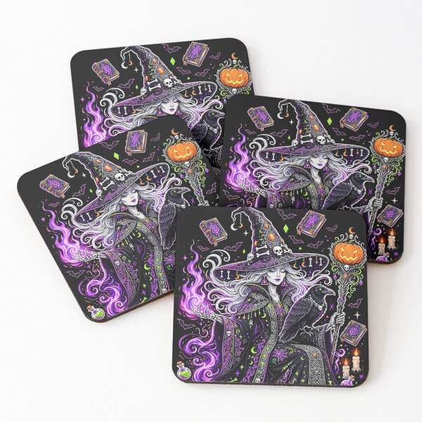 Item preview, Supreme Witch Queen — Mistress of Halloween Magic designed and sold by DibujandoPorfa.