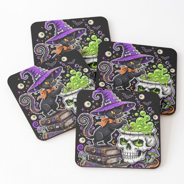 Item preview, The Black Cat Potion Master — Trouble in the Cauldron designed and sold by DibujandoPorfa.