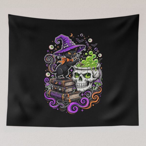 Item preview, The Black Cat Potion Master — Trouble in the Cauldron designed and sold by DibujandoPorfa.