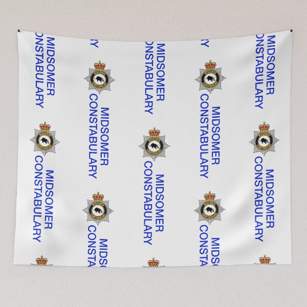 Item preview, PATTERN Midsomer Constabulary Work Shirt (on White) designed and sold by PawsitiveMum3.