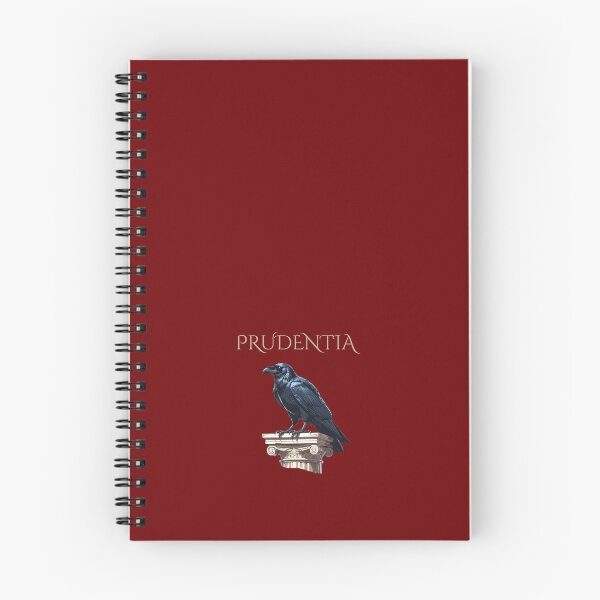 Item preview, Prudentia Raven Illustration – Classical Roman Column and Black Bird Art designed and sold by semenol.