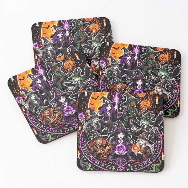 Item preview, The Seven-Witch Coven — Circle of Forbidden Magic designed and sold by DibujandoPorfa.