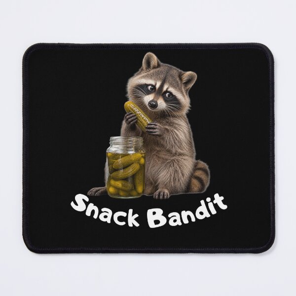 Item preview, Raccoon Pickle Snack Bandit designed and sold by MalwasBasket.