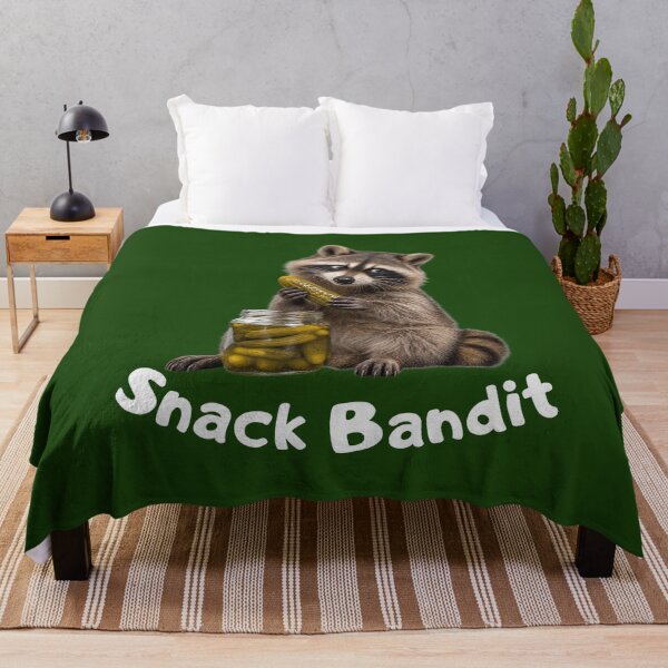 Item preview, Raccoon Pickle Snack Bandit designed and sold by MalwasBasket.