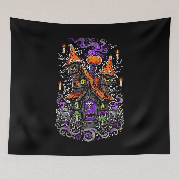 Item preview, The Witch's Haunted Cottage — Home of Forbidden Spells designed and sold by DibujandoPorfa.