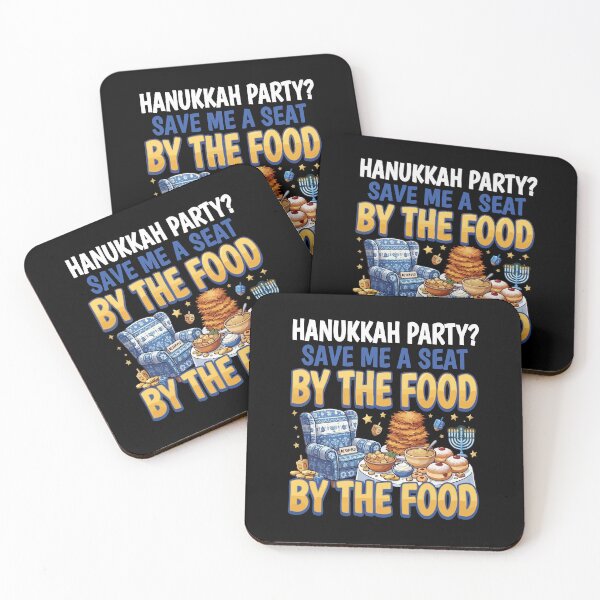 Item preview, Hanukkah Party Food Lover Save Me A Seat designed and sold by YASSINE HZ.