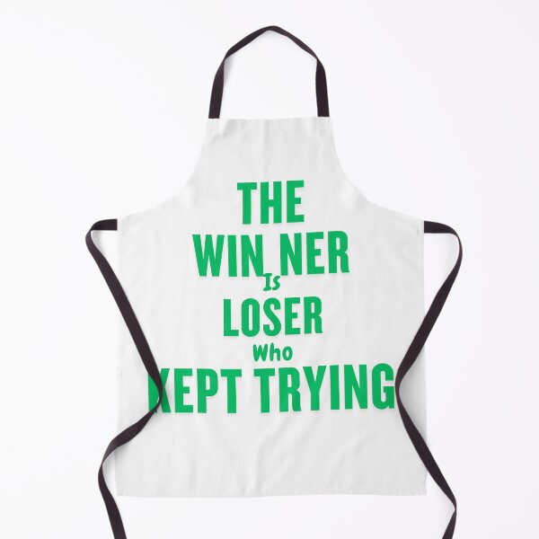 Item preview, Keep pushing forward—a winner is just a loser who never gave up! designed and sold by Telegant.
