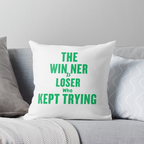 Item preview, Keep pushing forward—a winner is just a loser who never gave up! designed and sold by Telegant.