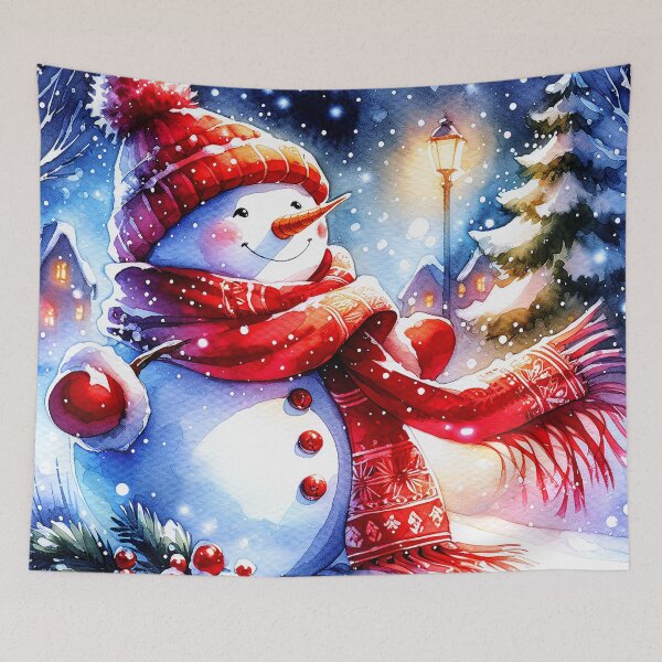 Item preview, Christmas Snowman With Red Hat And Scarf    designed and sold by DEC02.