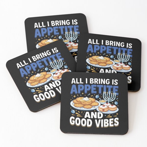 Item preview, All I Bring Is Appetite And Good Vibes Hanukkah designed and sold by YASSINE HZ.