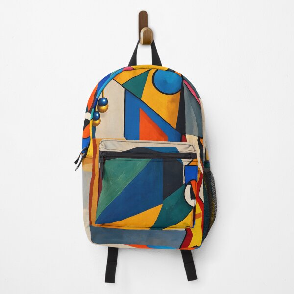 Item preview, Geometric Cubist Elephant Colorful Abstract Art designed and sold by MoArtShop.