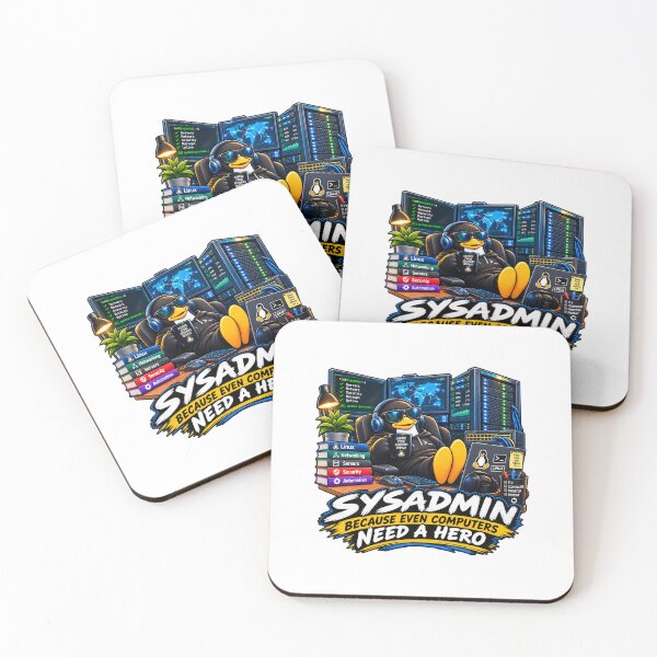 Item preview, Funny Sysadmin Linux Administrator IT Humor designed and sold by TBillMAG — Retro Tech & IT Humor.