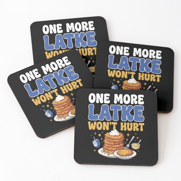 Item preview, One More Latke Won't Hurt Hanukkah Food designed and sold by YASSINE HZ.