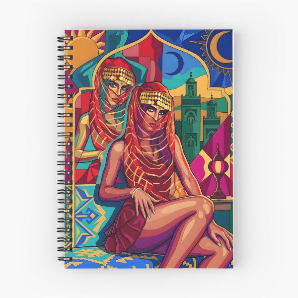 Item preview, Arabian Nights Women Neon Pop Art designed and sold by MoArtShop.