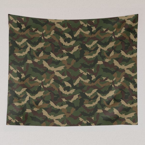 Item preview, Bat Battalion Camouflage - Woodland designed and sold by Lidra Zehcnas.