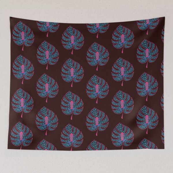 Item preview, Strawberry Poison Dart Frog on Monstera Leaf designed and sold by Olenka.