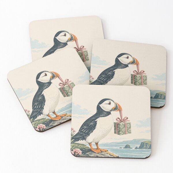 Item preview, Puffin Birthday Card – Have a Puffin Wonderful Birthday designed and sold by astersgraphics.