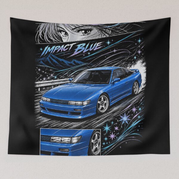 Item preview, Impact Blue Manga Drift JDM Anime designed and sold by Night Shift Garage.