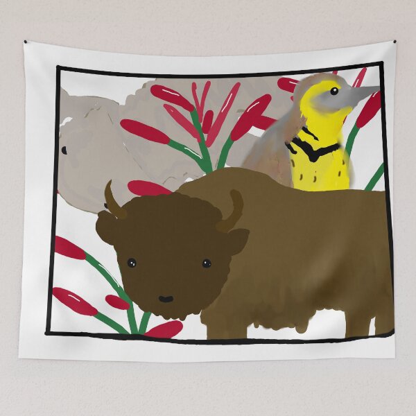 Item preview, Wyoming- inline designed and sold by EmberGlowPress.
