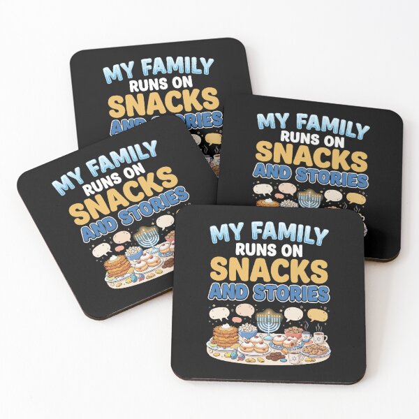 Item preview, My Family Runs On Snacks Stories Hanukkah designed and sold by YASSINE HZ.