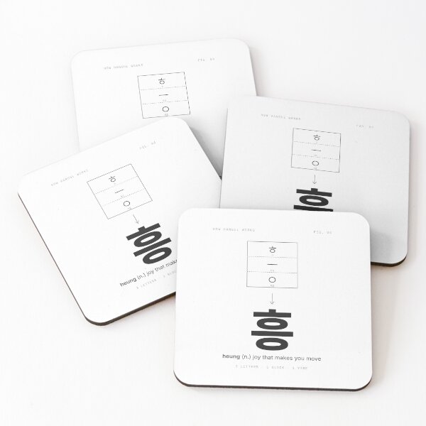 Item preview, Heung 흥 Korean Joy – How Hangul Works designed and sold by palyground64.