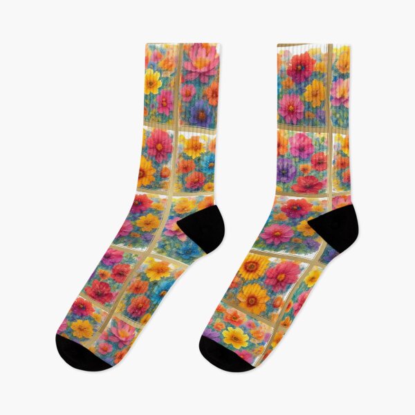 Aperçu de l'œuvre Composition florale colorée créée et vendue par FlowerSeller1.