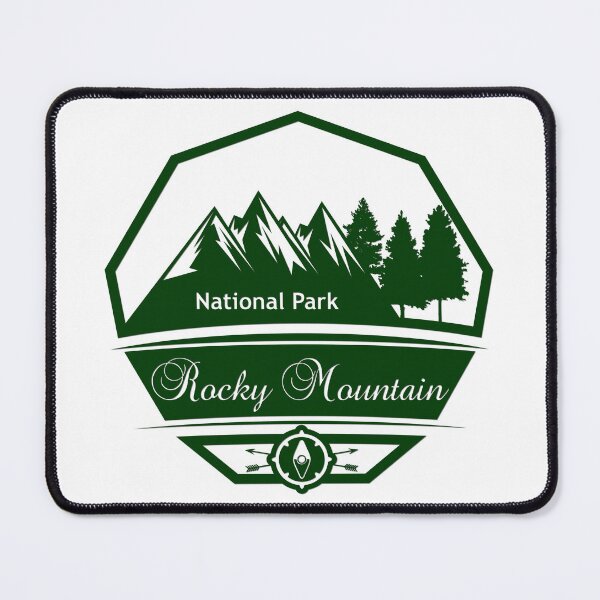 Item preview, Rocky Mountain National Park Badge | Colorado Hiking Travel Souvenir designed and sold by DonnaRaine.