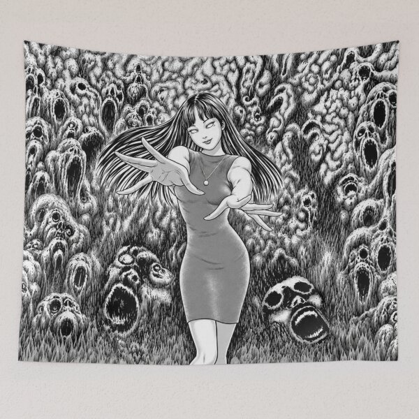 Item preview, Junji Ito Inspired Tomie Art designed and sold by chookiebookie.