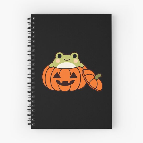 Item preview, Cute Halloween Frog Hiding in a Pumpkin designed and sold by AMICO77.