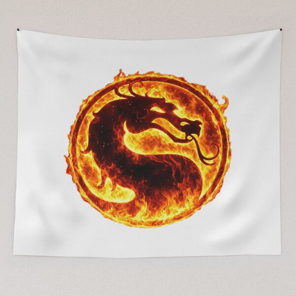 Aperçu de l'œuvre Symbole du Dragon MK - Feu créée et vendue par FreakNRetro.