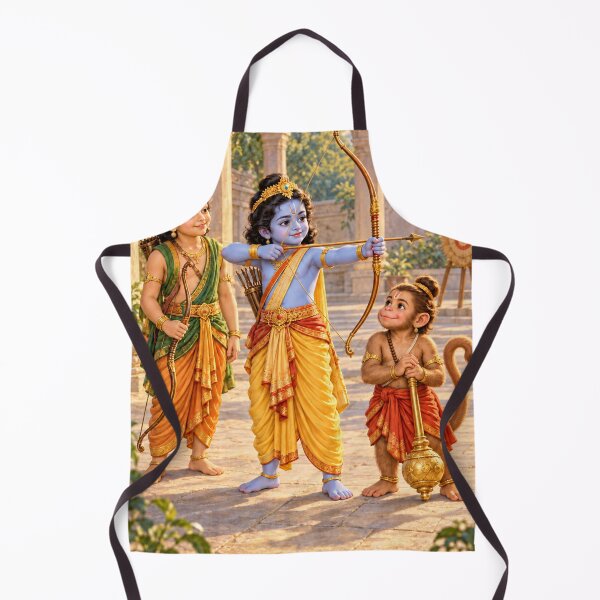 Item preview, Bala Rama, Lakshmana and Hanuman Archery Courtyard Art designed and sold by Homyar.