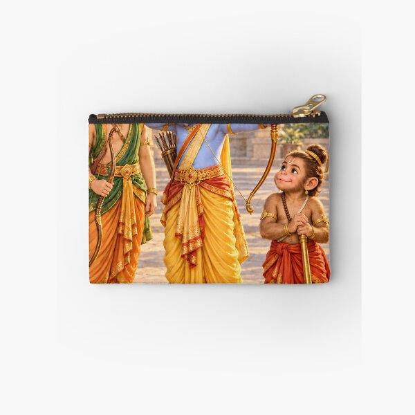 Item preview, Bala Rama, Lakshmana and Hanuman Archery Courtyard Art designed and sold by Homyar.