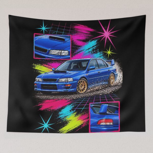 Item preview, Neon Rally Collage JDM designed and sold by Night Shift Garage.