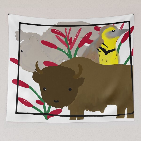 Item preview, Wyoming- Overlap designed and sold by EmberGlowPress.