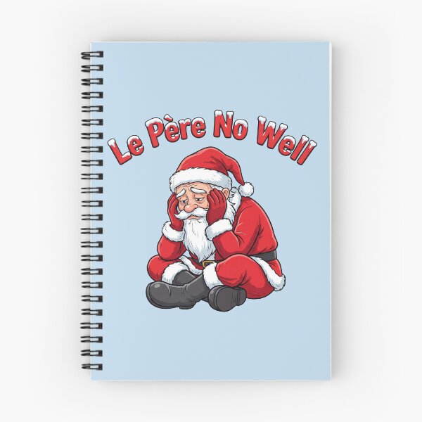 Item preview, Father No Well – Sad Santa Claus – Funny Christmas Pun 2 designed and sold by WordPlayStudio.