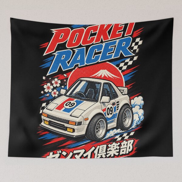 Item preview, Pocket Racer Zenmai Club Chibi Race Car JDM designed and sold by Night Shift Garage.