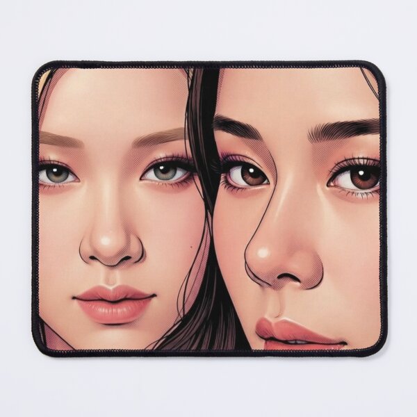 Item preview, KaoJane Perfect Pair Thai GL Sapphic Actress LGBTQ+ Cartoon Decor Comic Wall Art Print Poster Shirt Clock Blanket KDrama designed and sold by Mind Space.