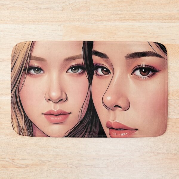 Item preview, KaoJane Perfect Pair Thai GL Sapphic Actress LGBTQ+ Cartoon Decor Comic Wall Art Print Poster Shirt Clock Blanket KDrama designed and sold by Mind Space.