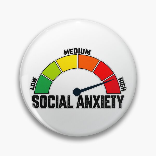 Item preview, Social Anxiety Gauge Funny Introvert designed and sold by Morescitaf.