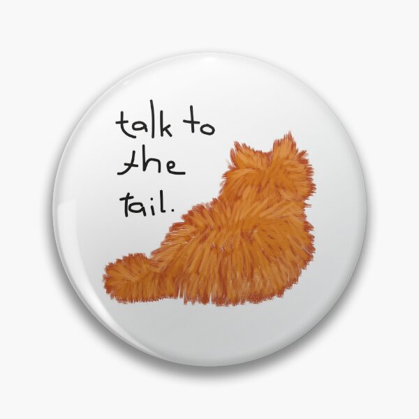 Item preview, Funny Orange Cat Talk to the Tail designed and sold by TrueWoven Studio.