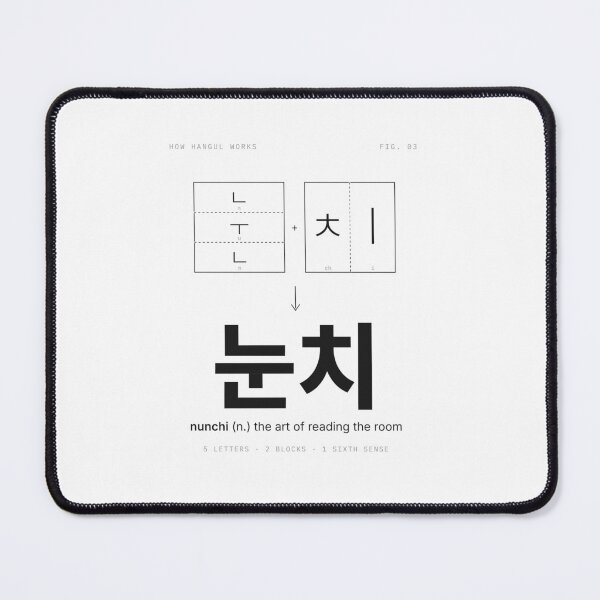Item preview, Nunchi 눈치 Read the Room – How Hangul Works designed and sold by palyground64.