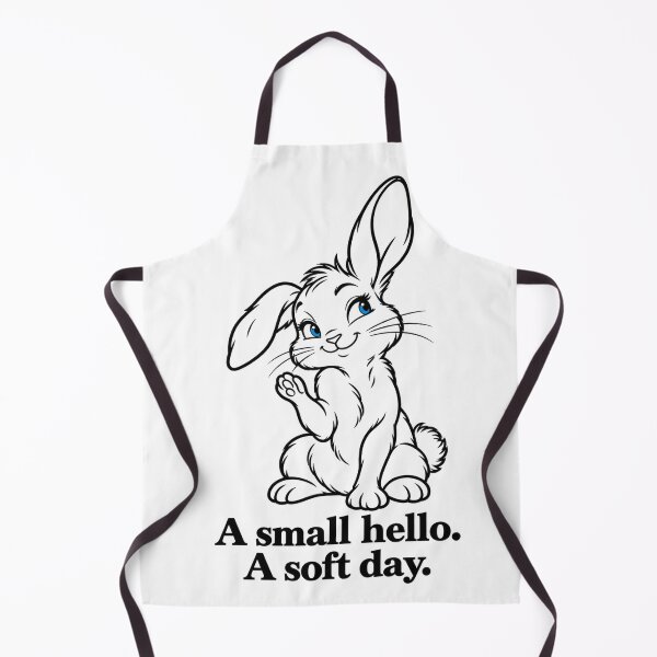 Item preview, Waving Bunny — A Small Hello Sketch designed and sold by Soft Paws Sketches.