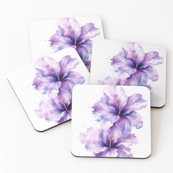 Item preview, Lilac Hibiscus | Elegant and Delicate Tropical Flower designed and sold by KerzuFrases .