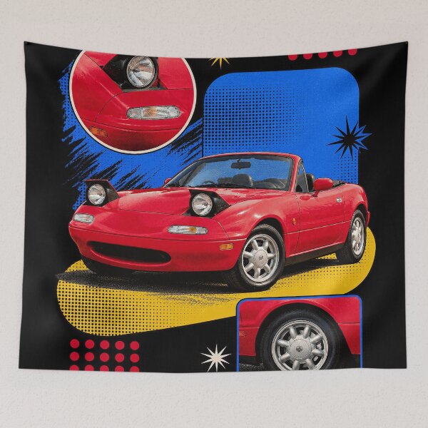 Item preview, Pop Art Roadster Retro Collage JDM designed and sold by Night Shift Garage.