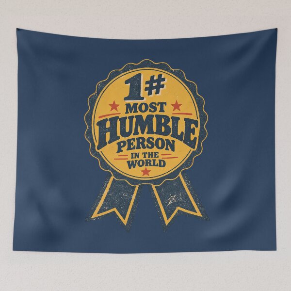 Item preview, #1 Most Humble Person in the World – Funny Sarcastic Award designed and sold by Douglystuff.