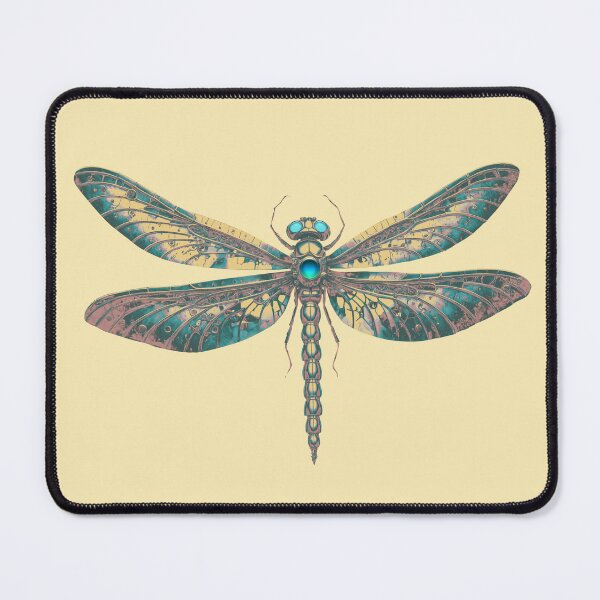 Item preview, Metallic Mechanical Steampunk Dragonfly designed and sold by Retro Art Factory.