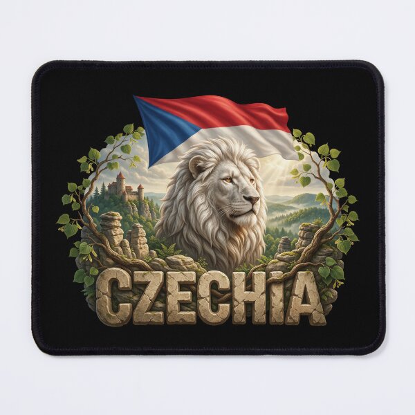 Item preview, Czechia Heritage – Bohemian Lion Emblem designed and sold by FlagX.