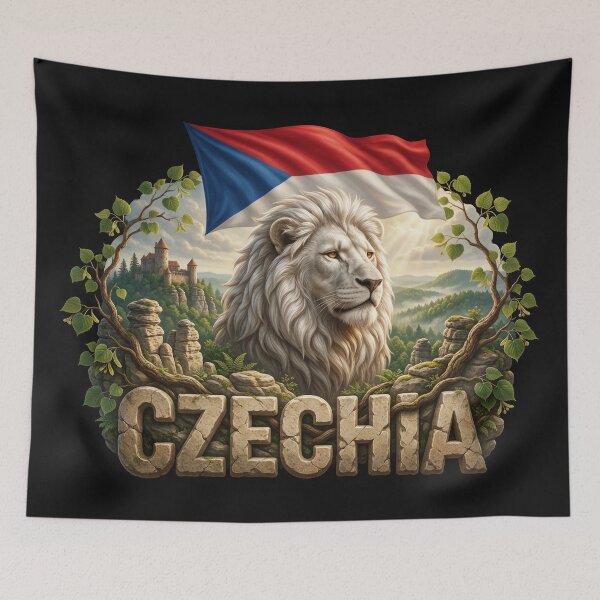 Item preview, Czechia Heritage – Bohemian Lion Emblem designed and sold by FlagX.
