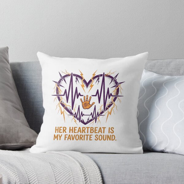 Item preview, Her Heartbeat Is My Favorite Sound — Epilepsy Mom designed and sold by MommaWarrior18.