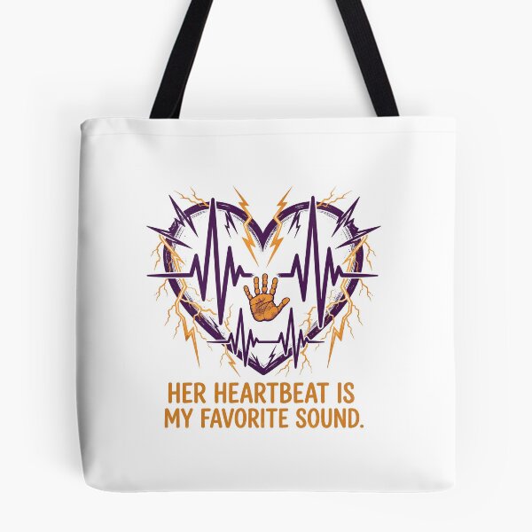 Item preview, Her Heartbeat Is My Favorite Sound — Epilepsy Mom designed and sold by MommaWarrior18.